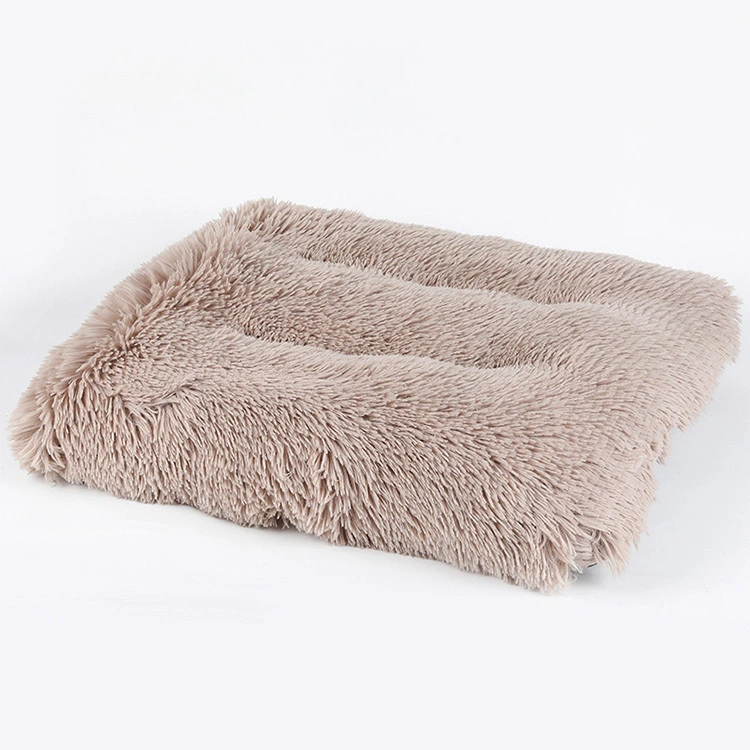 Sanan veelkleurig pluche huisdierbed voor katten en honden 1
