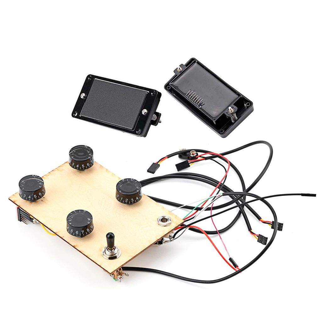 Wholesale custom high end technology active double coil pickup circuit set for electric guitar 1