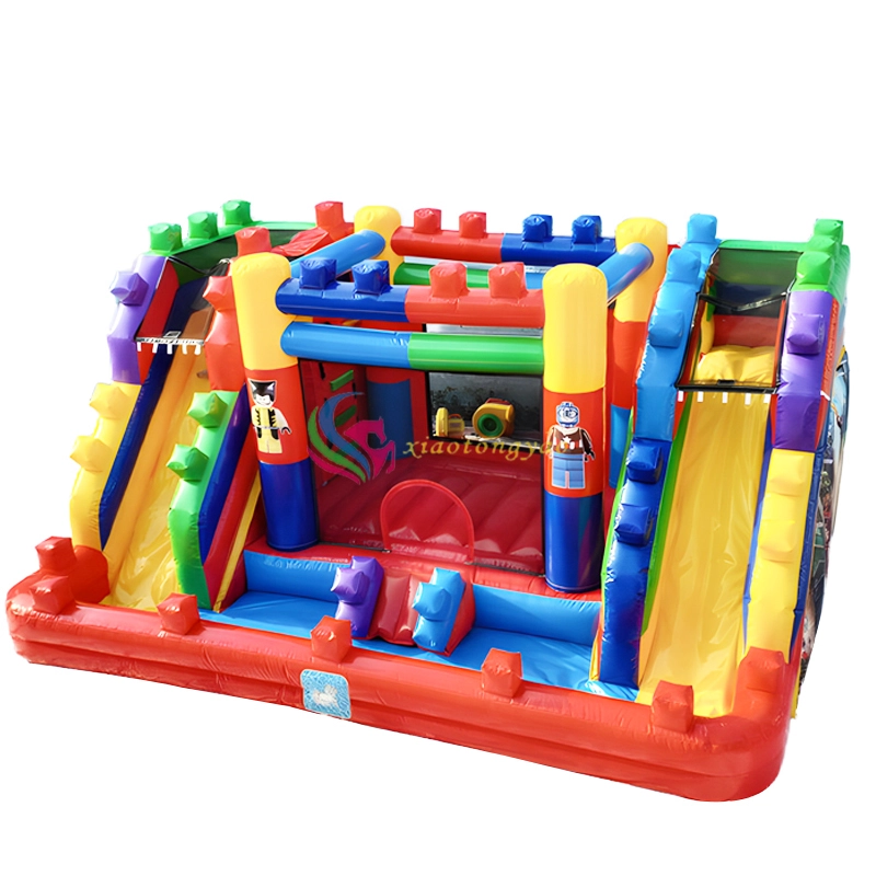 Komersyal nga Kalingawan Bounce House Trampoline Inflatable Castle Party sa Bata Jumping Castle 1