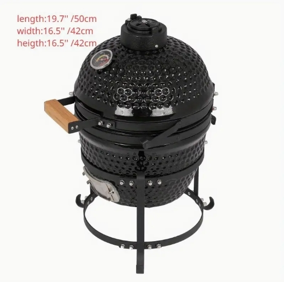 MCD 13inch keramische rookloze buitenbarbecue Kamado houtskoolbarbecue stenen 1