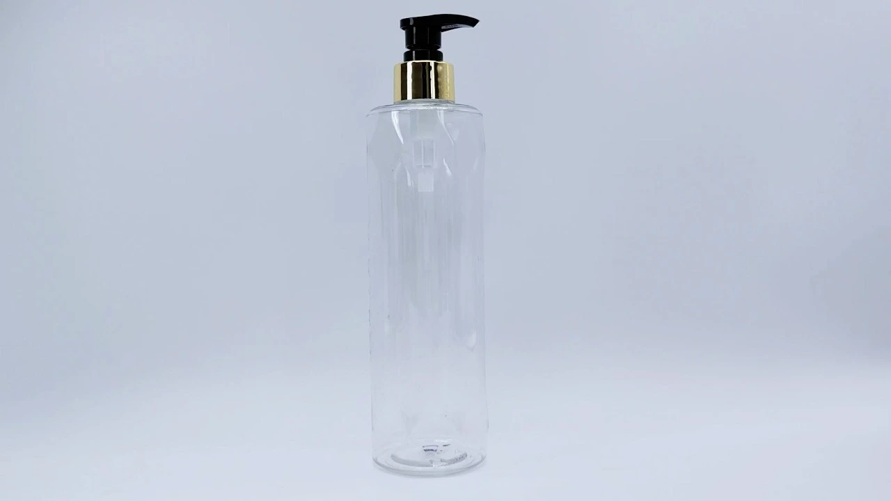 Envase glamuroso de PET transparente de 470 ml para loción corporal. 1