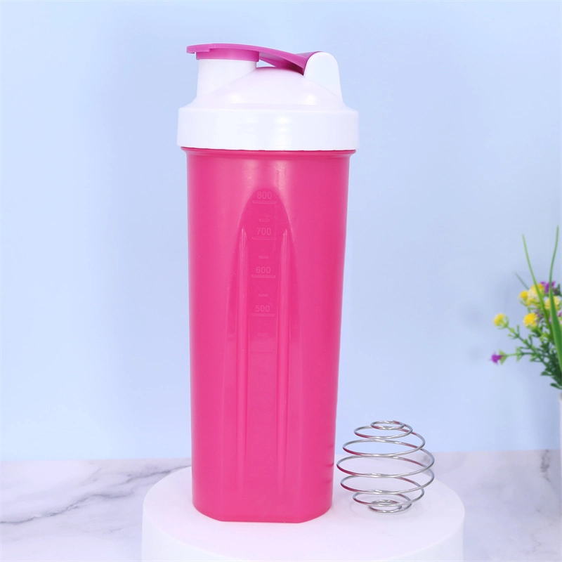 KingLine Plastikowy dzbanek kolorowy shaker proteinowy z uchwytem do uprawiania sportu 1