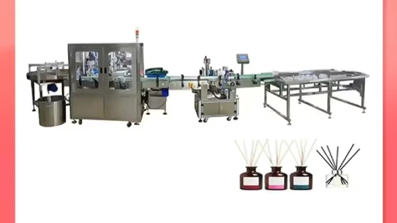 Automatic Single Head Stainless Steel Aromatic Liquid Filling Capping Machine For Reed Diffuser Making 1