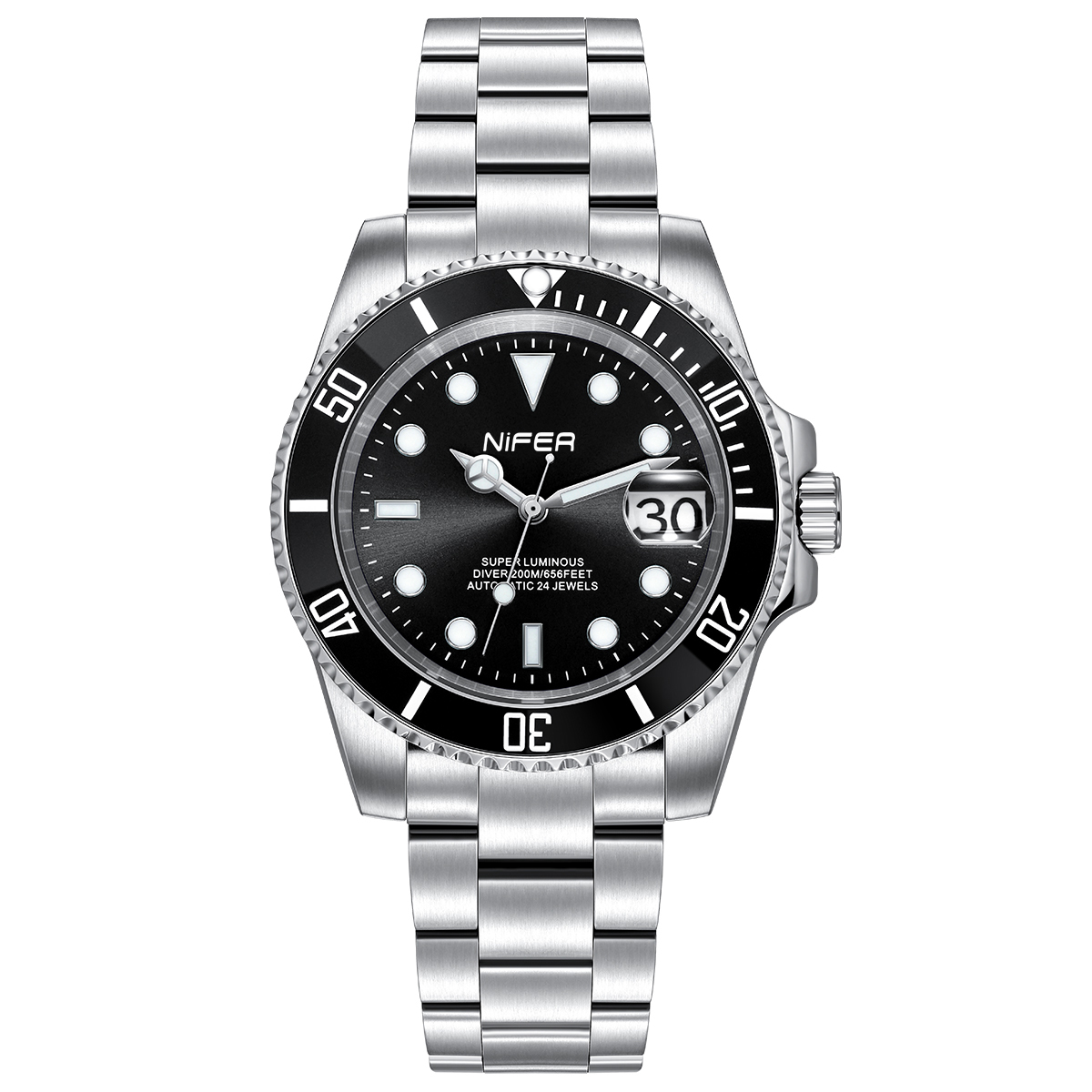 Montre de plongée automatique pour hommes 1