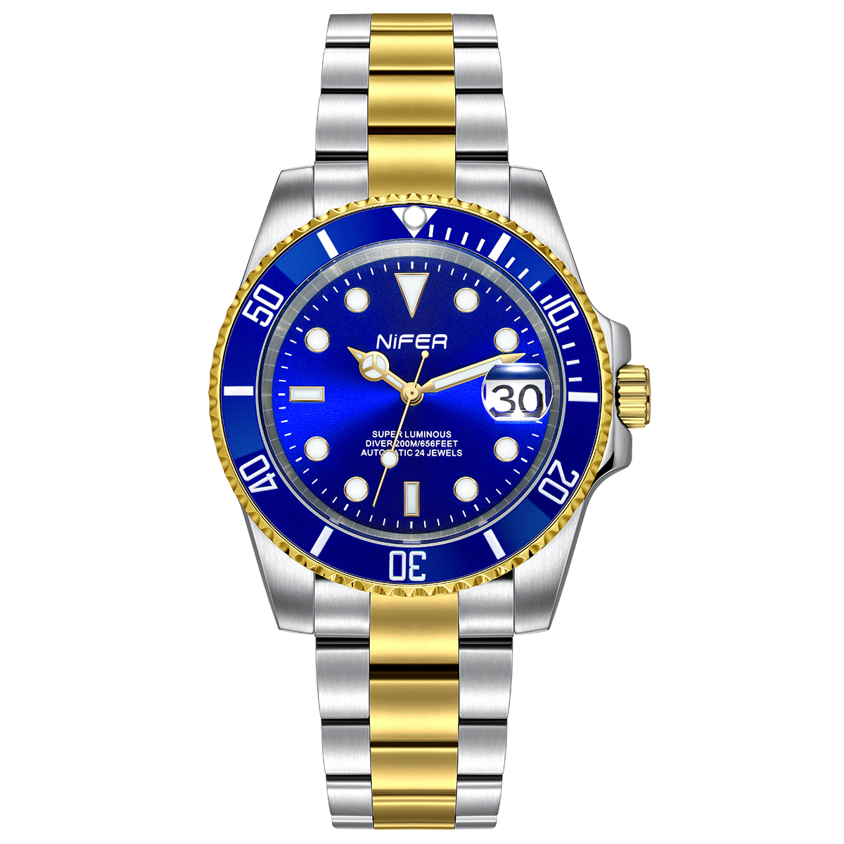 Montre de plongée automatique pour hommes 2