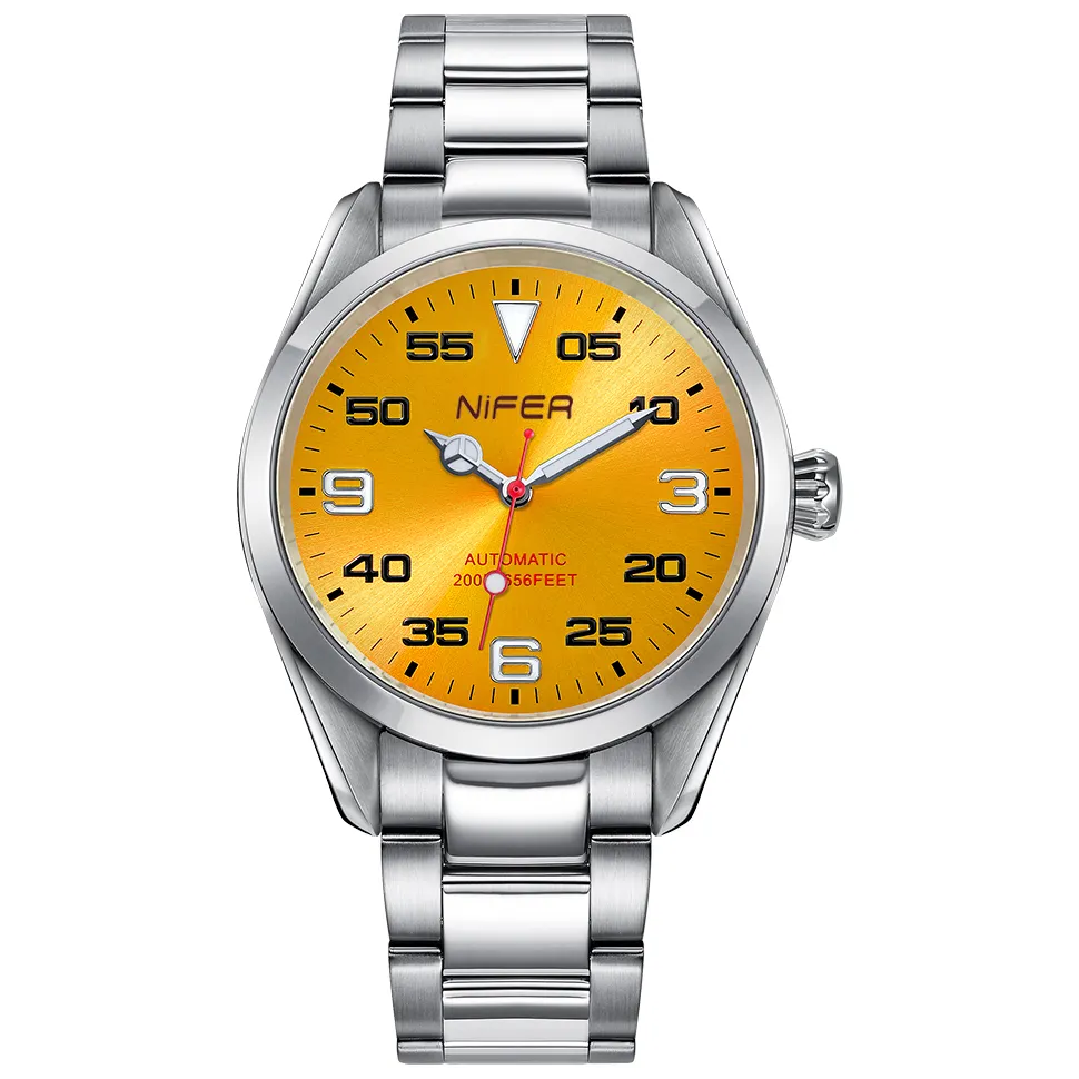 Montres automatiques de luxe pour hommes NFAMM028 Nifer Surveillance du mouvement des boîtes de vitesses pour les entreprises 9