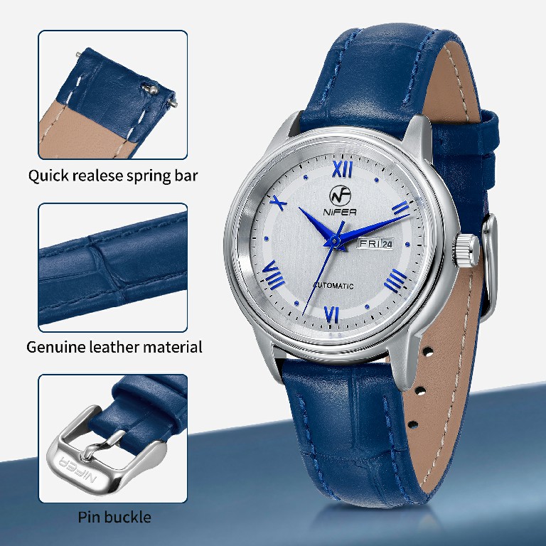Orologio da uomo automatico con data del giorno1 4