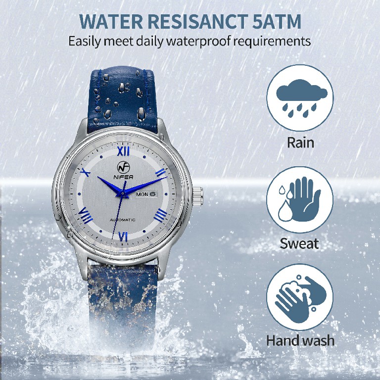 Orologio da uomo automatico con data del giorno1 6