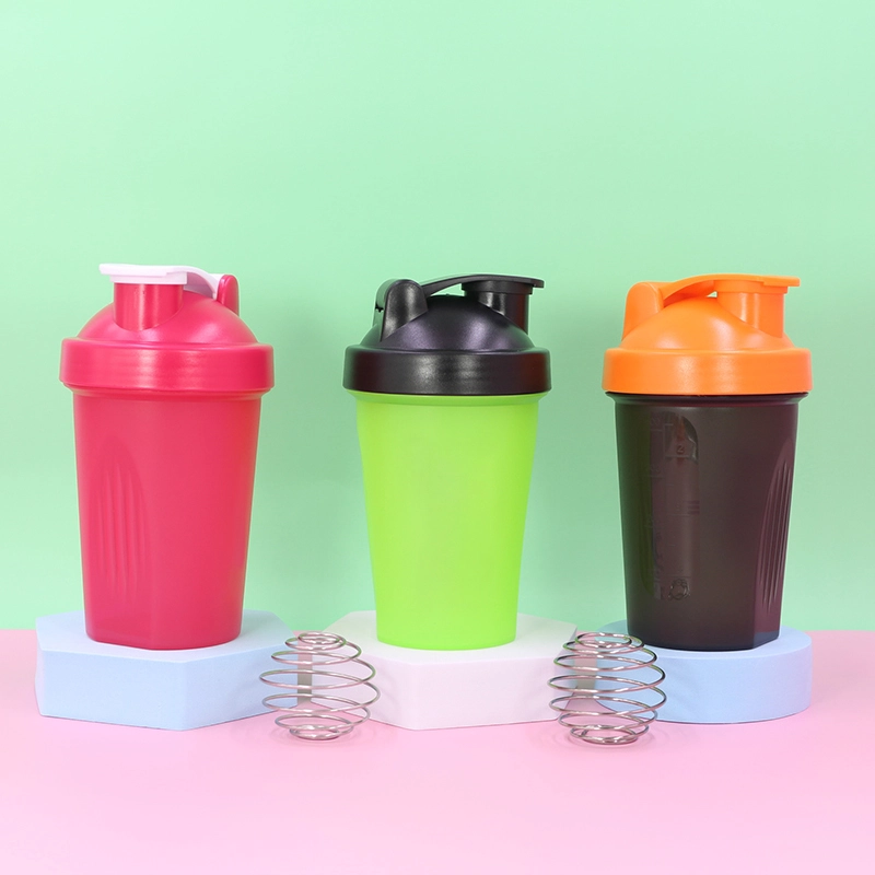 KingLine Butelka na wodę pitną Plastikowa butelka z shakerem Z kulką mieszającą ze stali nierdzewnej 1