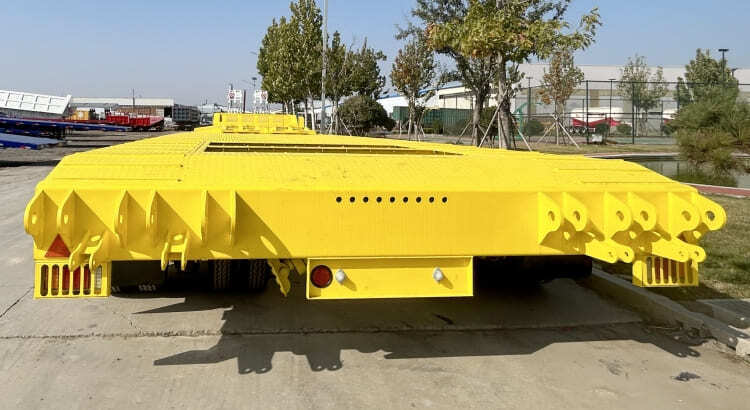 Dong Xu 2 Line 4 Axle Semi Low Bed Trailer will be sent to Djibouti 4
