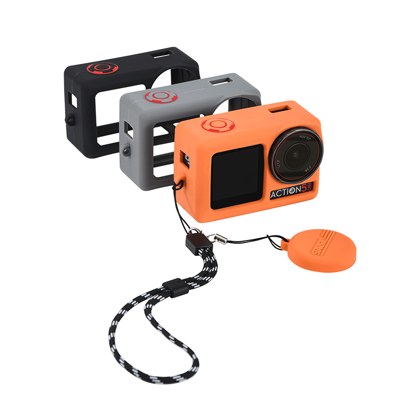 STARTRC DJI Action 5 Pro 硅胶保护套带镜头盖套件 7