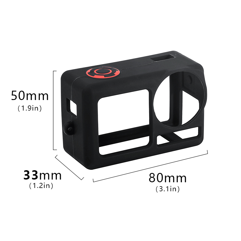 STARTRC DJI Action 5 Pro 硅胶保护套带镜头盖套件 9
