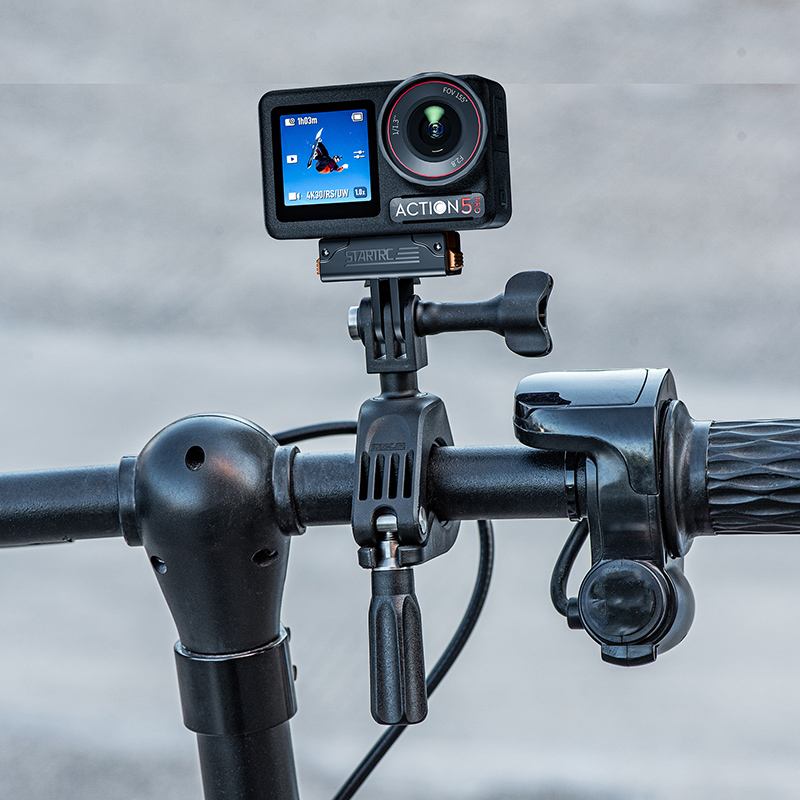 适用于 DJI Action 5 Pro/Action 4/ 的 STARTRC 快速释放适配器安装座3 4