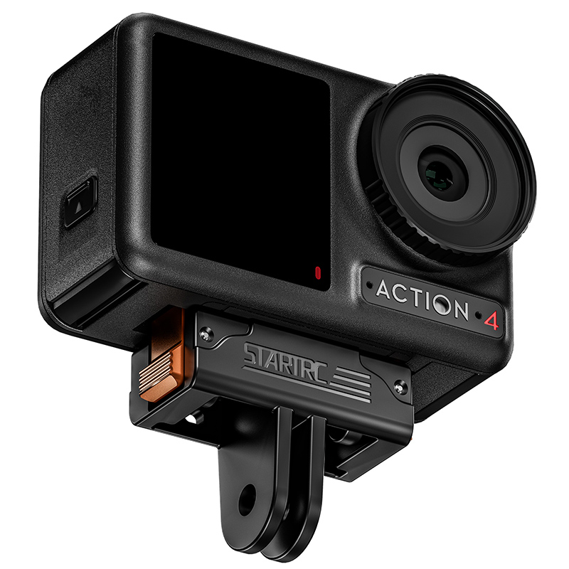 适用于 DJI Action 5 Pro/Action 4/ 的 STARTRC 快速释放适配器安装座3 8