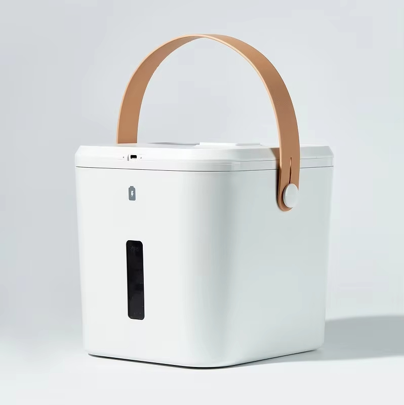 OEM 13L الذكية الحيوانات الأليفة فراغ تخزين المواد الغذائية سطل مختومة الكلب طعام قطط وجبات خفيفة مقاوم للرطوبة ذكي شحن تخزين سطل 1