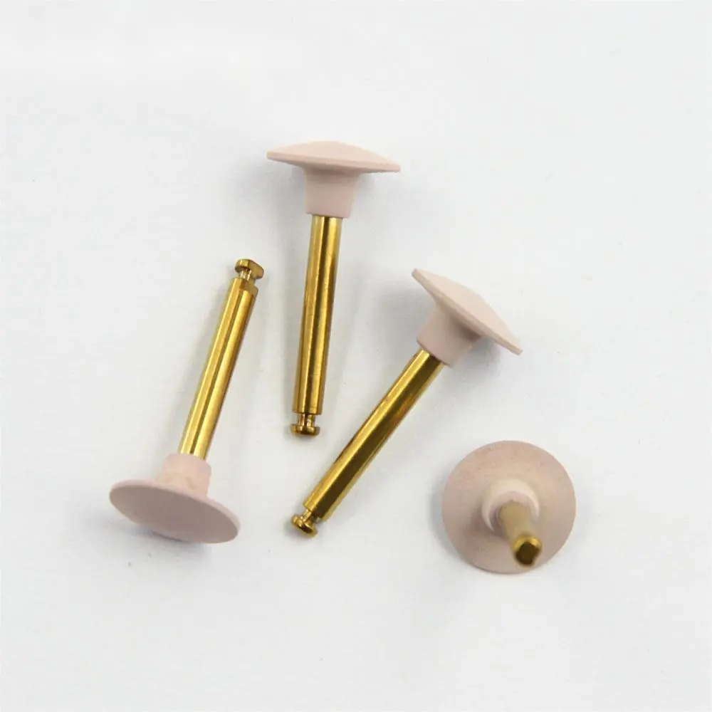 Sr105F RA shank Wheel shape light pink color Utra Fine grit Diamond polishers 1