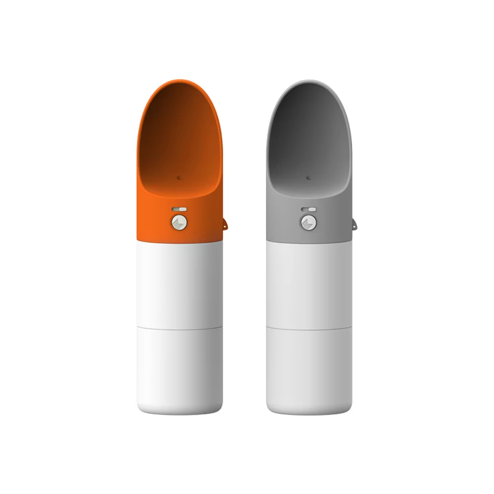 Grijs, draagbaar, lekvrij voedsel voor huisdieren & Waterfles voor honden Outdoor Travel Companion 1