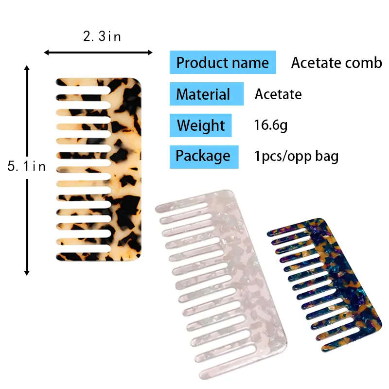 Artisans Combs Produce Wholesale 1pcs/opp Bag Package Or Custom Package Combs Produce Wholesalefactory Direct Supply 3