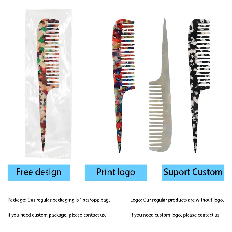 Artisans Circle Hair Brush Cellulose Acetatefrom China 6