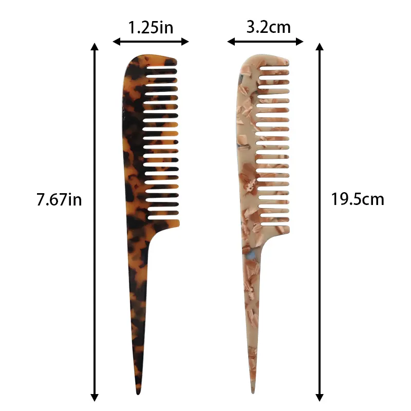 Artisans Circle Hair Brush Cellulose Acetatefrom China 2