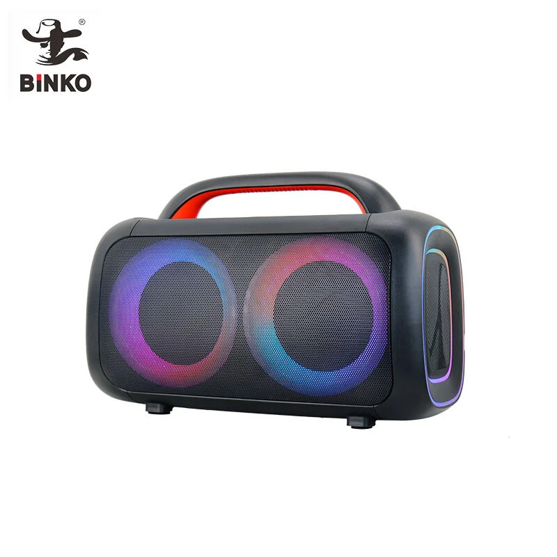 Outdoor Portable RGB Light Wireless Speaker Waterproof Super Bass Boost Boombox with Battery for Parties and Computers 1