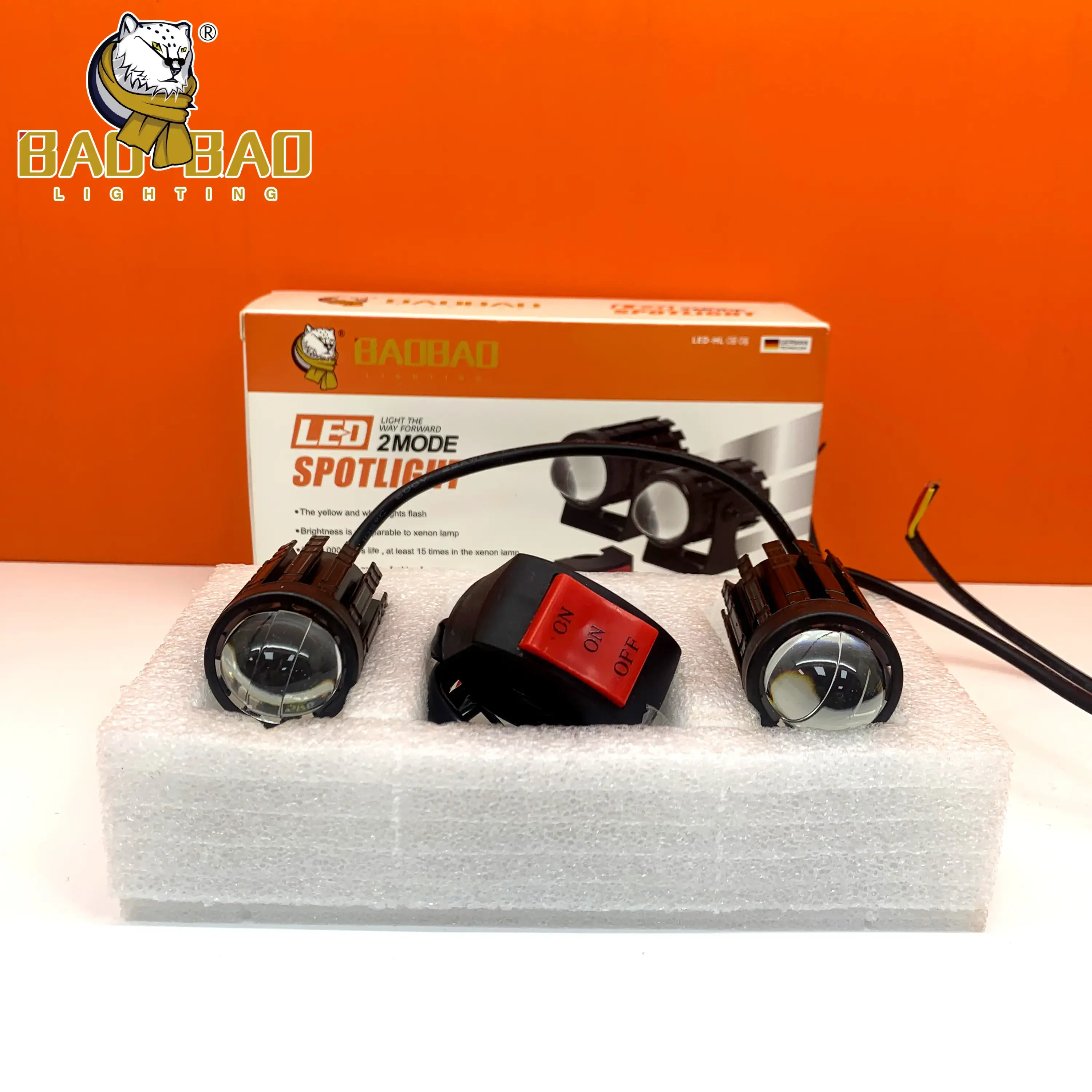 Motorbike Spot Lights Mini Driving Lights for Motorcycle Whitemade in China 3