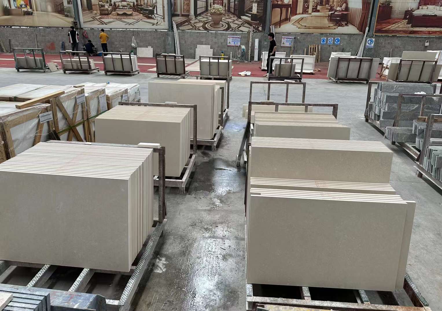 Moonlight Beige Limestone Custom Made 5
