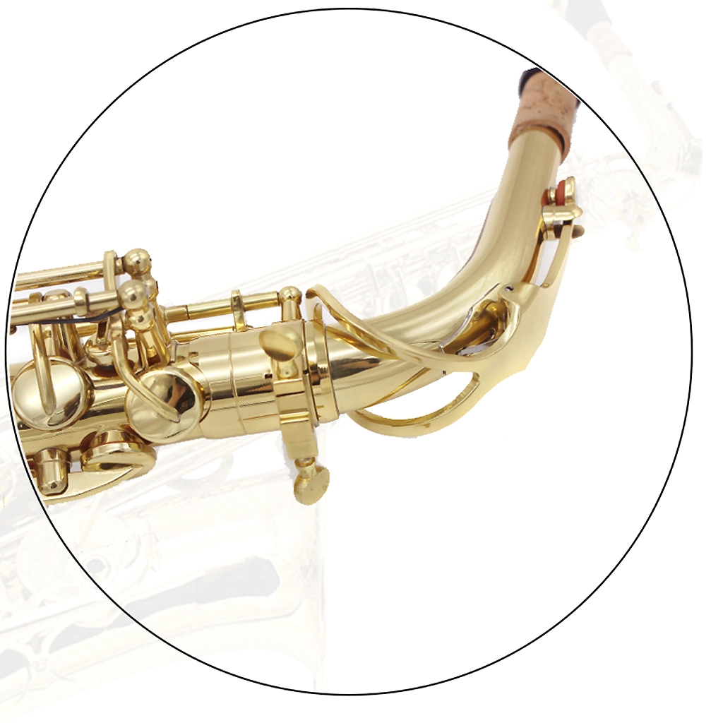 Wholesale Custom Brass Alto Saxophone Bent Neck with Cork Saxophone Replacement 1