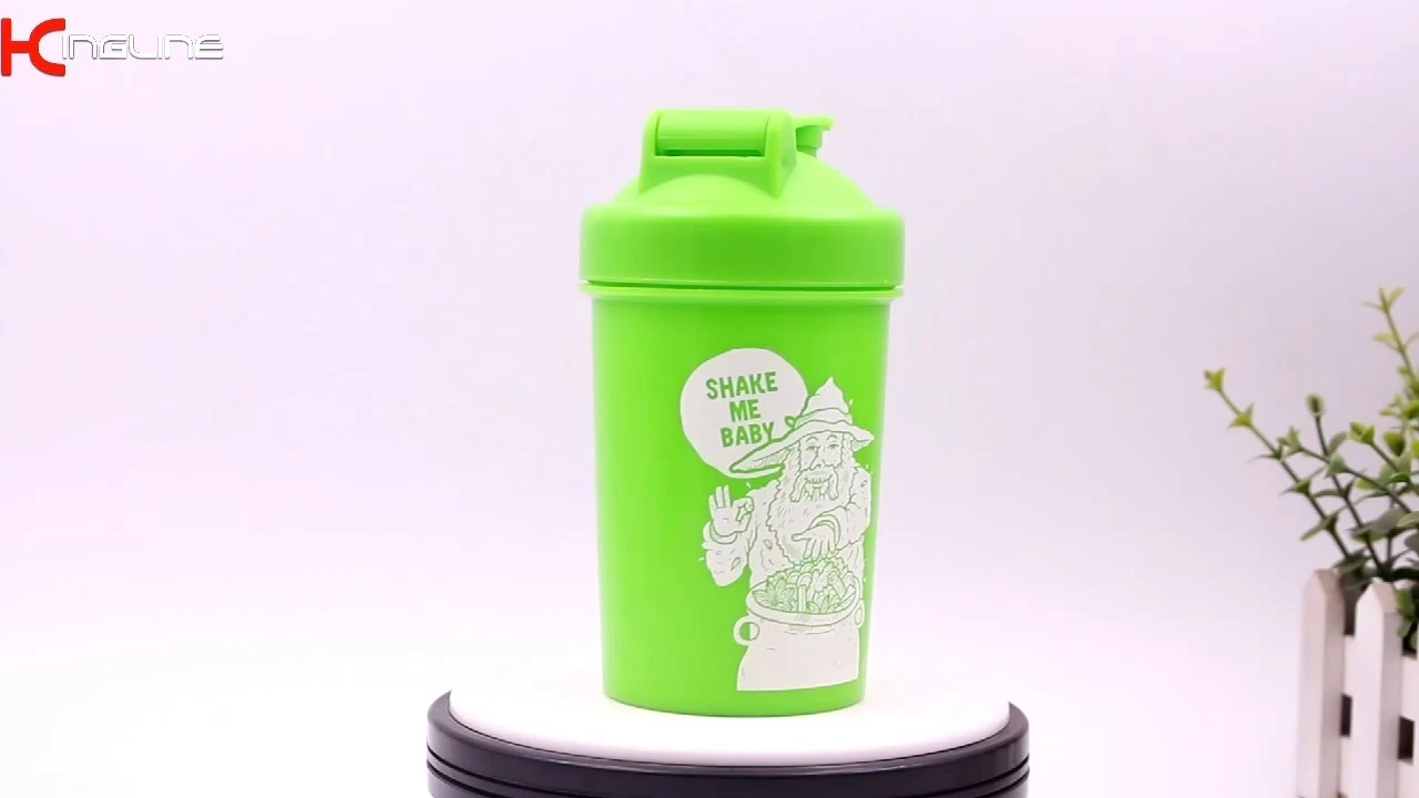 KingLine Custom sportowa butelka na wodę z tworzywa sztucznego, shaker do ćwiczeń, do uprawiania sportu 1