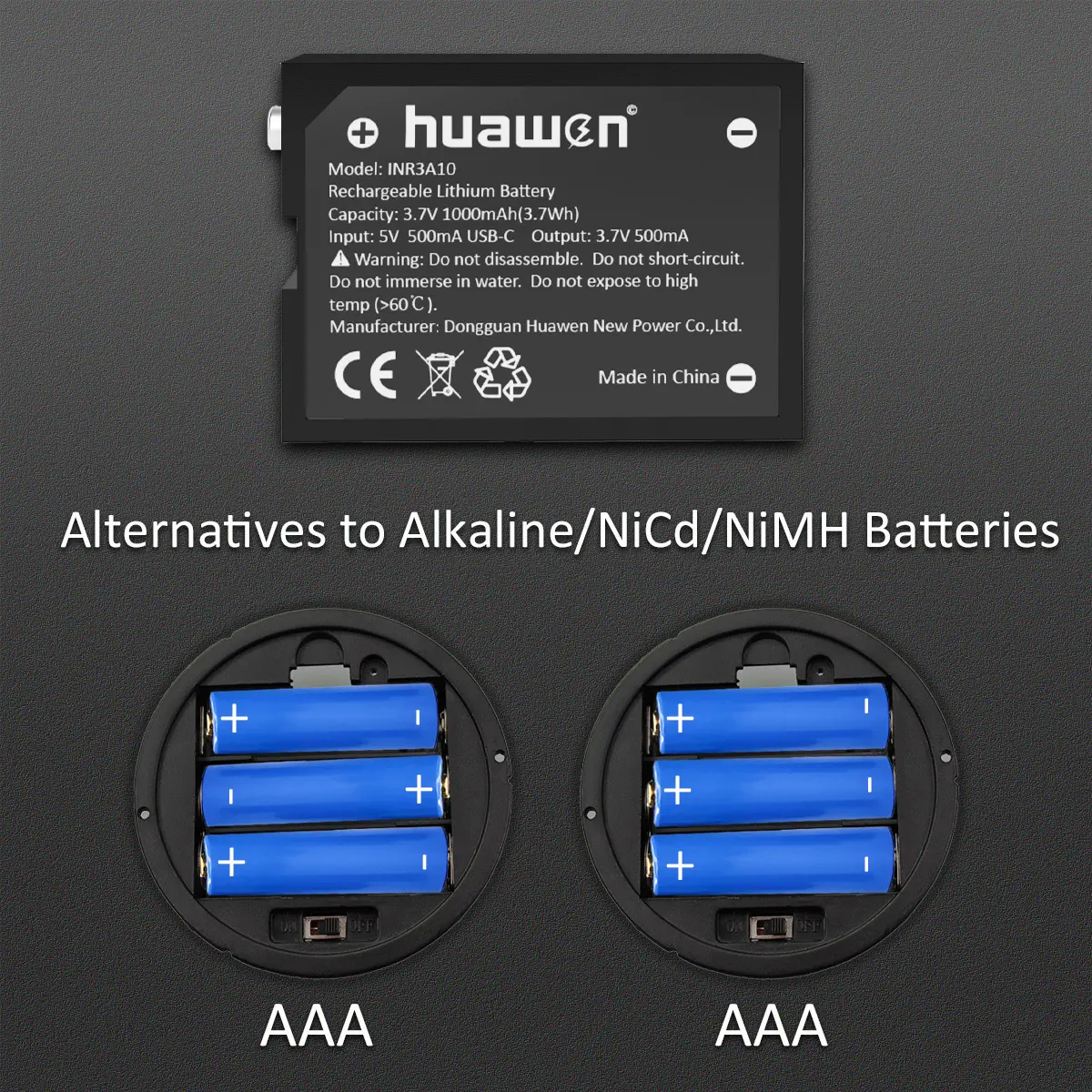 18650 Ncm Li Ion by Huawen 2