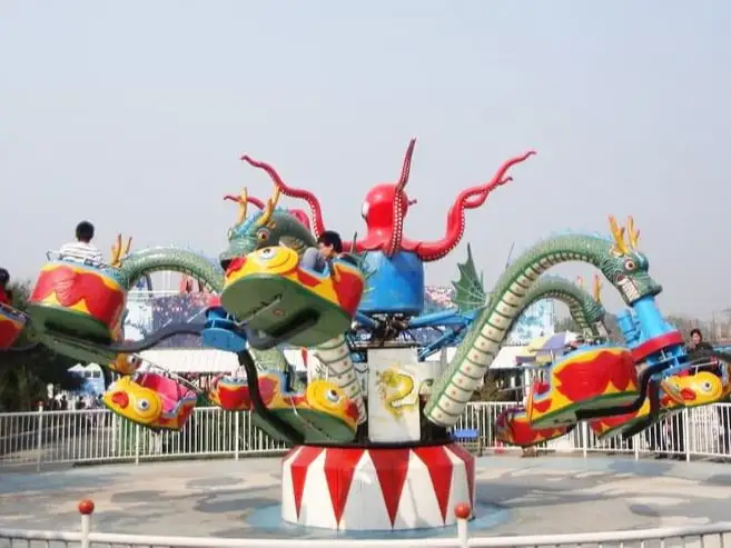 Octopus rotatif I Machine d'amusement double assise | LMQ | Limeiqi 1