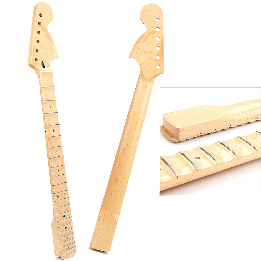 Venta al por mayor, cuello de guitarra con mango ondulado festoneado completo personalizado, 22 trastes para guitarra eléctrica ST 1