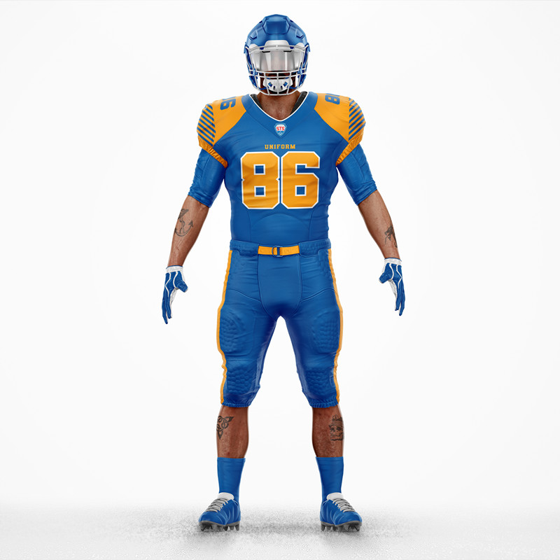 Comfortable Custom American Football Jersey Embroidery for Wholesale 2