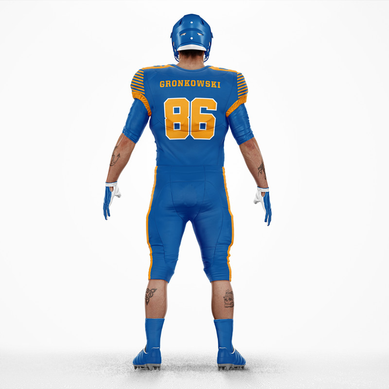 Comfortable Custom American Football Jersey Embroidery for Wholesale 3