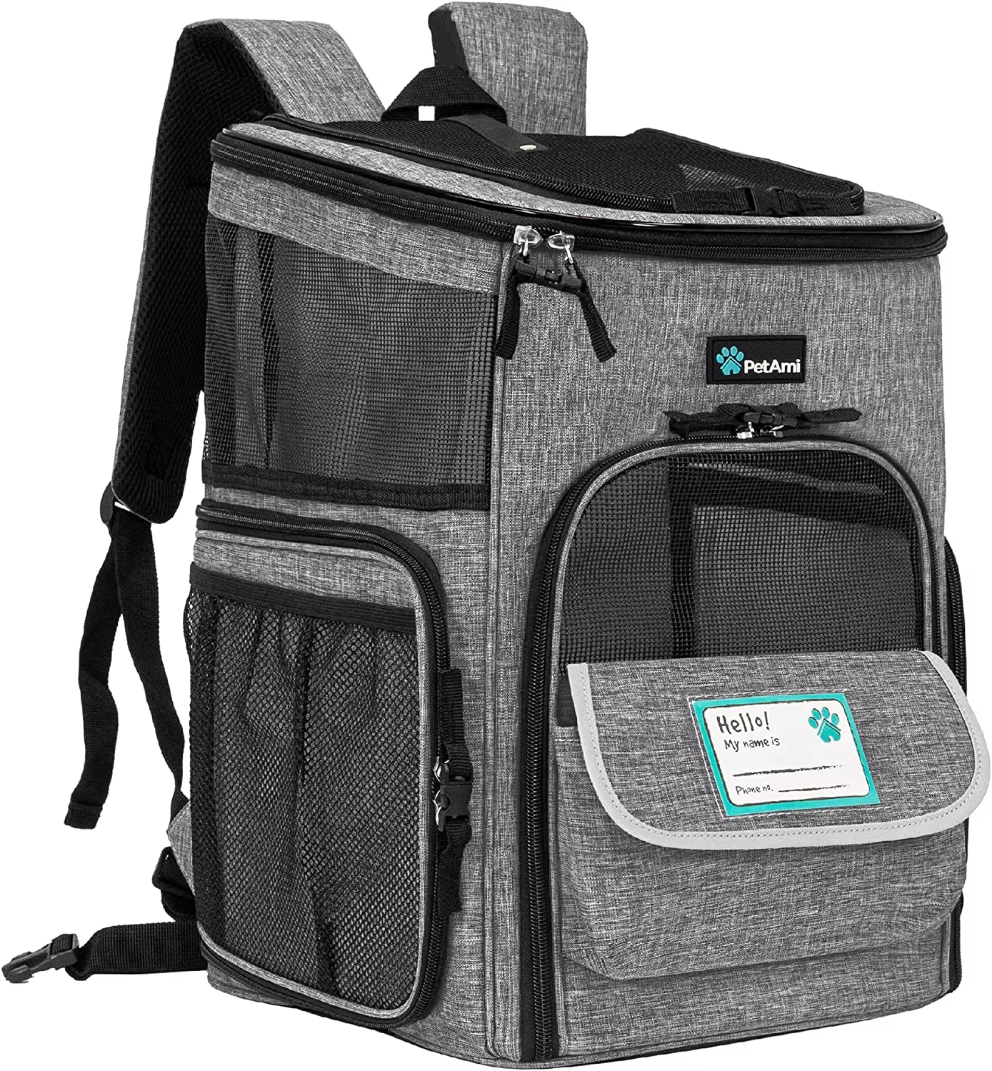 Black-La bolsa de transporte para mascotas aprobada por los fabricantes directamente a la aerolínea puede viajar extensible 1