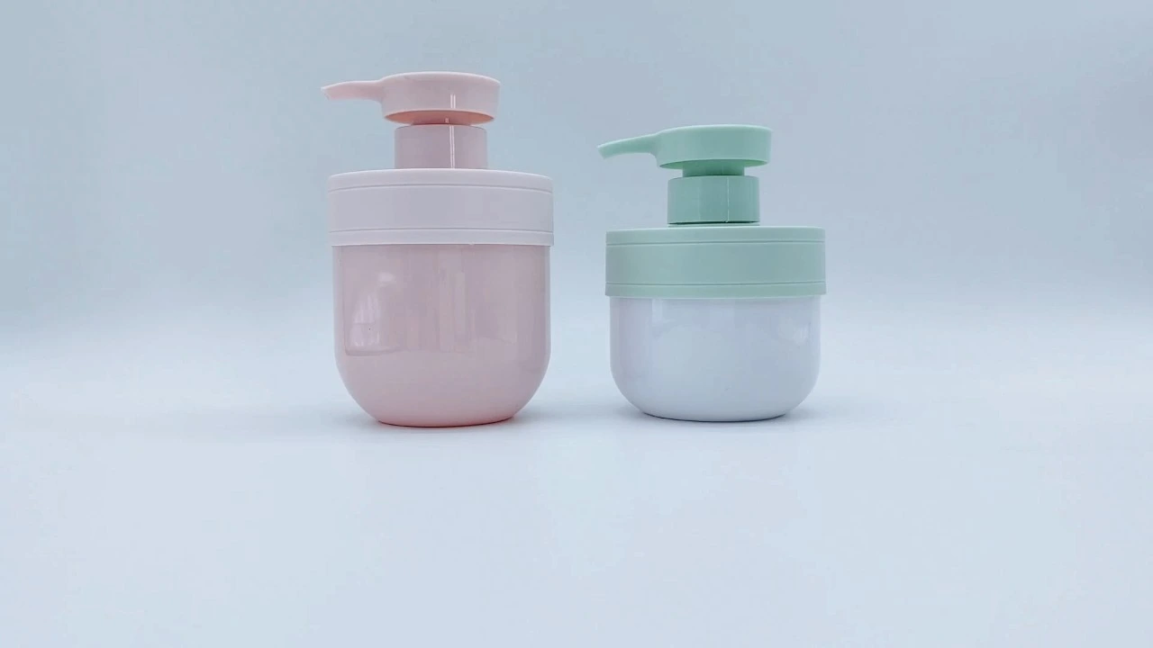 Glamorous 250ml/330ml Green/Pink PE/PET baby skin care packaging baby bottle 1