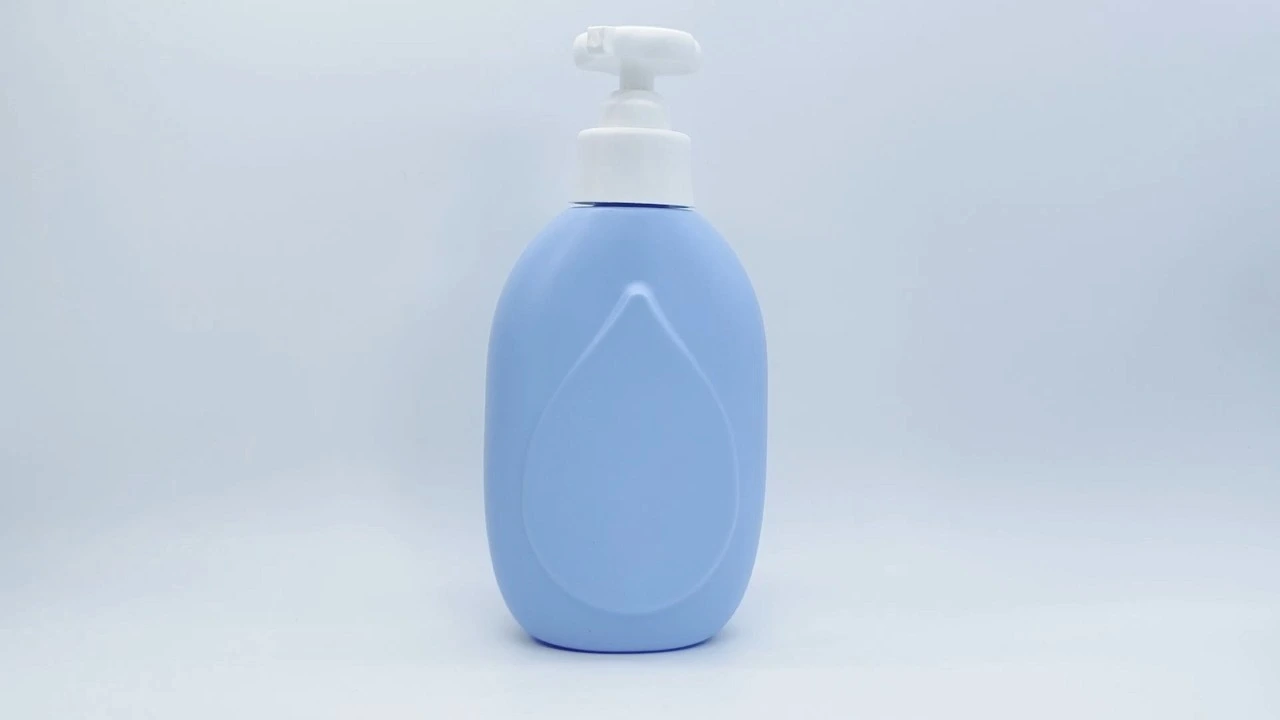 Glamorous 500ml Blue PE/PET baby skin care packaging baby bottle 1