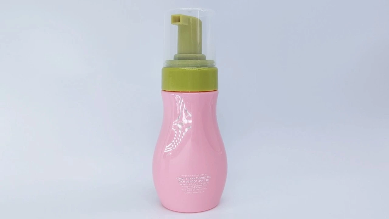 Glamorous 170ml Pink skin care packaging foam soap bottle 1