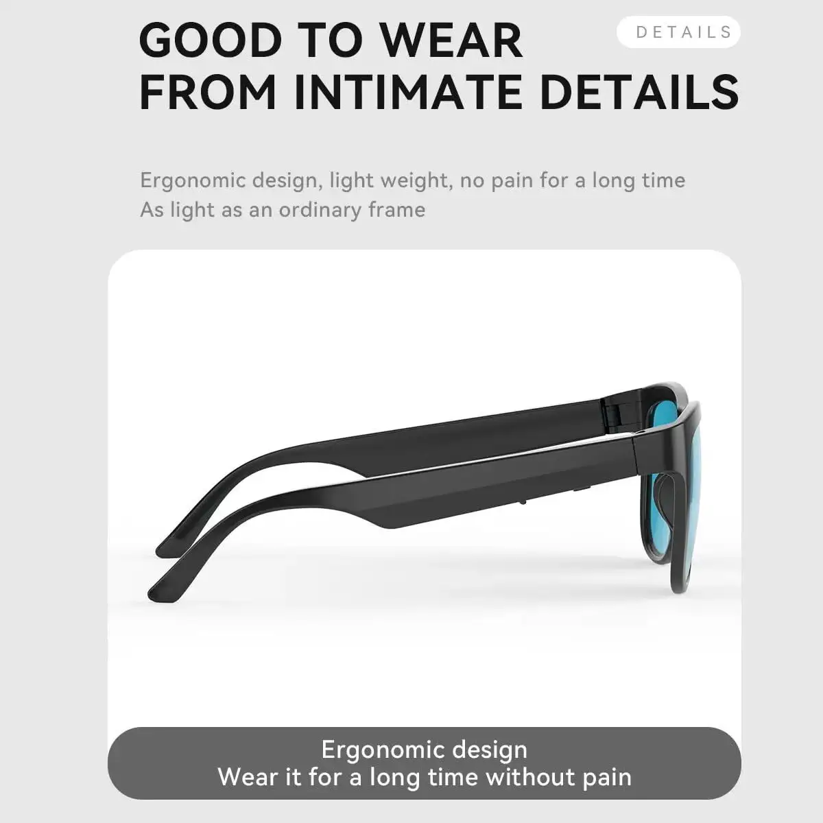 Leeyongin Glasses Bluetooth Headphone Glasses GUANGZHOU/SHENZHENfactory Direct Supply 4