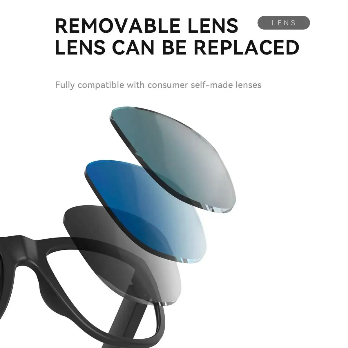 Leeyongin Glasses Bluetooth Headphone Glasses GUANGZHOU/SHENZHENfactory Direct Supply 3