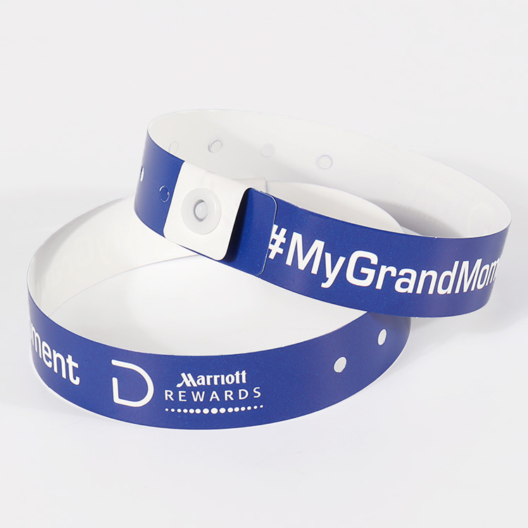 Custom Wristband Factory Plastic Wrist Band Vinyl jednorázový lékařský ID náramek 8