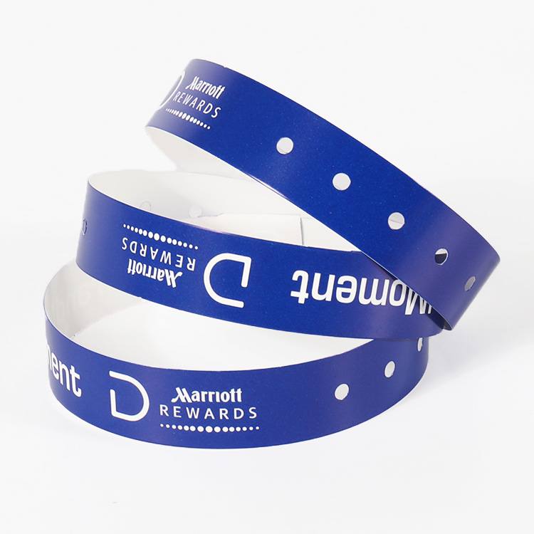 Custom Wristband Factory Plastic Wrist Band Vinyl jednorázový lékařský ID náramek 6