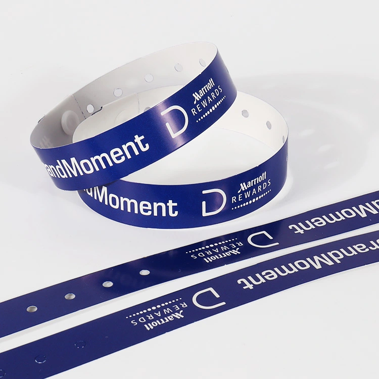 Bracciale personalizzato in plastica da polso in plastica, cinturino identificativo medico usa e getta in vinile 1
