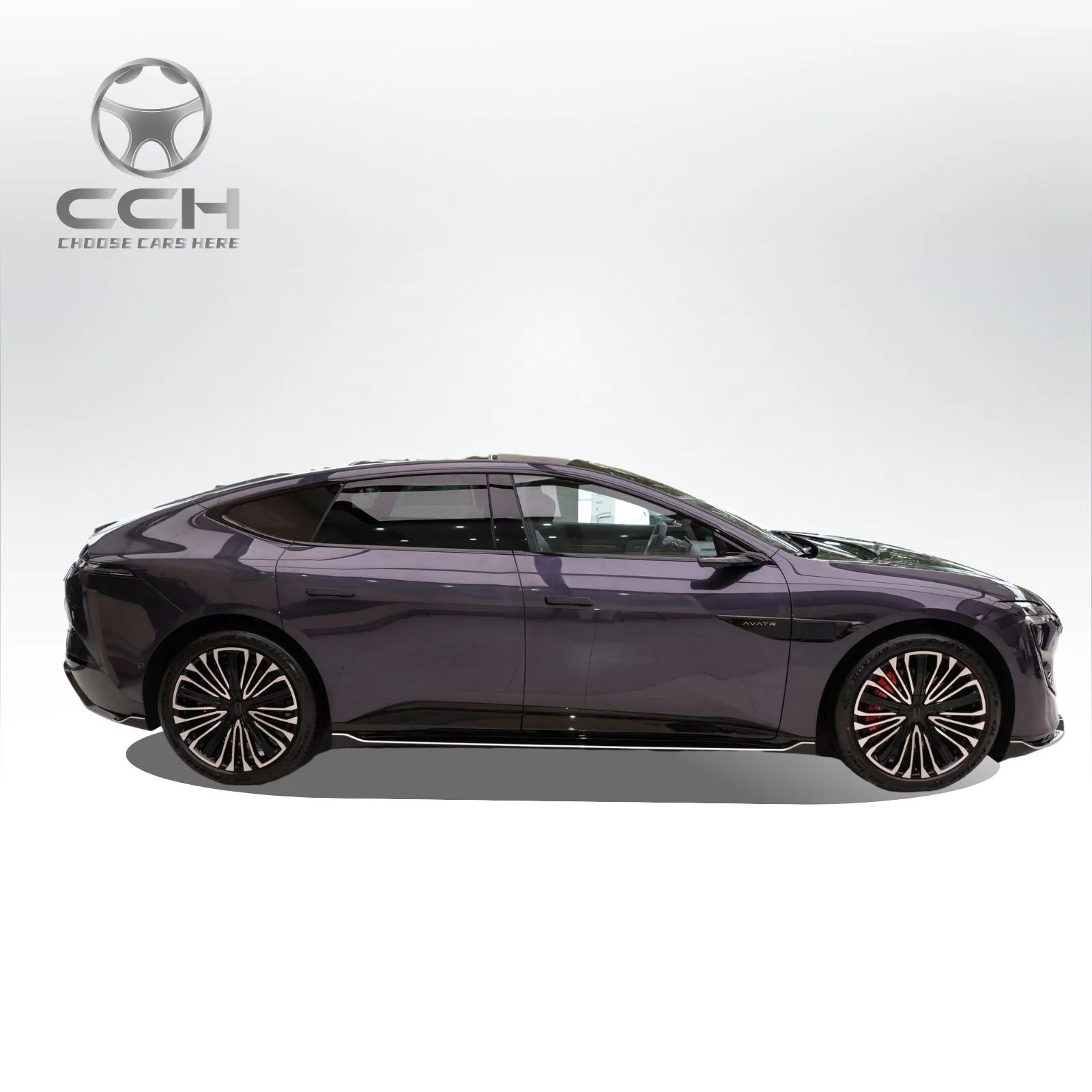 I-AVATR 12 2024 I-New Arrival EV Car I-Luxury Long Endurance kanye ne-High Speed ​​Enkulu I-Sedan Pure Single Motor Edition 5 Seater Electric Car Adult Changan Suv Car 1
