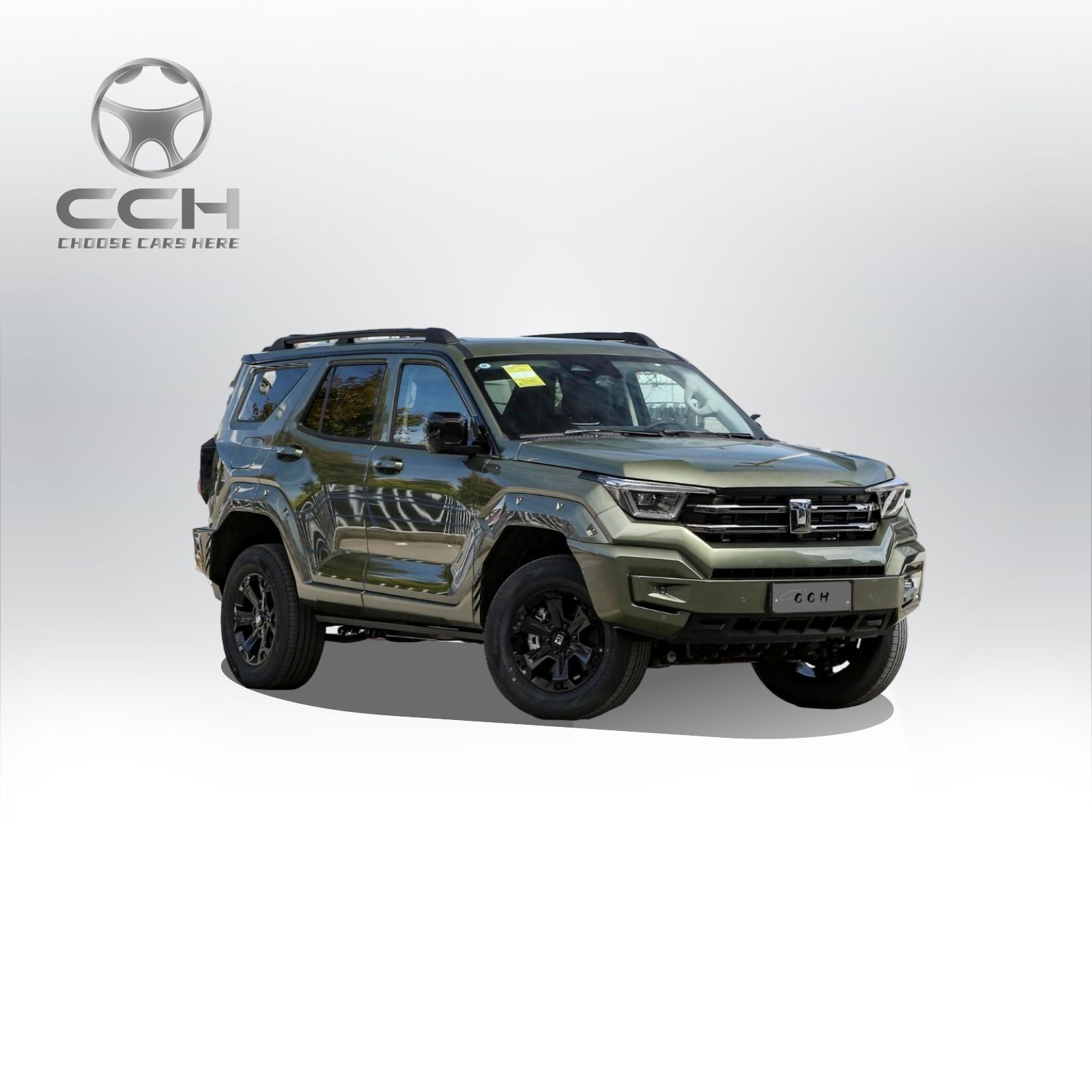 GWM Tank 400 Hi4-T 2024 مع سياج إضافي، سيارة كهربائية هجينة للغاية، سيارة جديدة تعمل بالطاقة الجديدة، سيارات الدفع الرباعي المتوسطة الكبيرة عالية التقنية، أداء فائق على الطرق الوعرة، سيارة EV طراز Tough Guy Style للبيع 3
