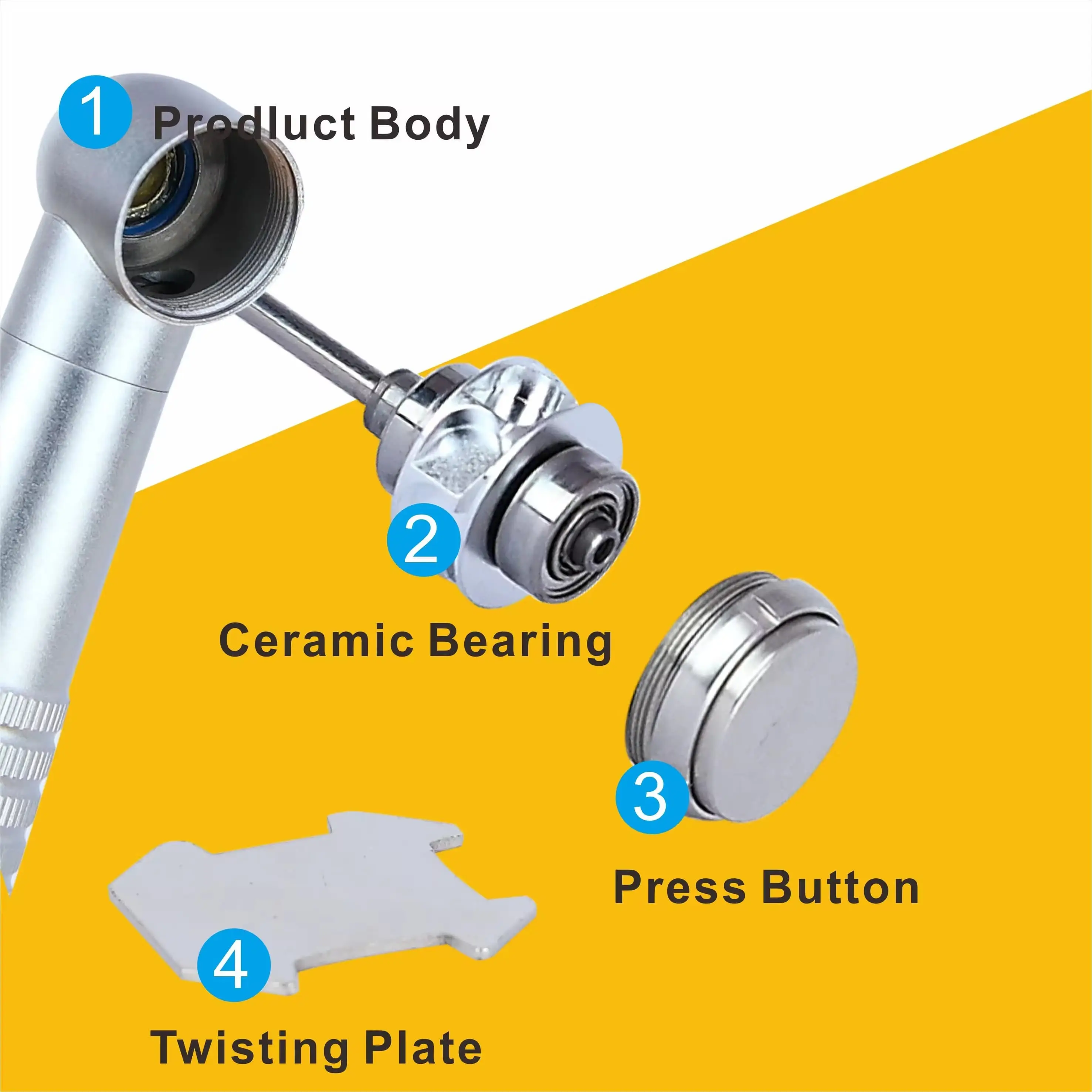 High Speed Handpiece Price - - DINUO 6