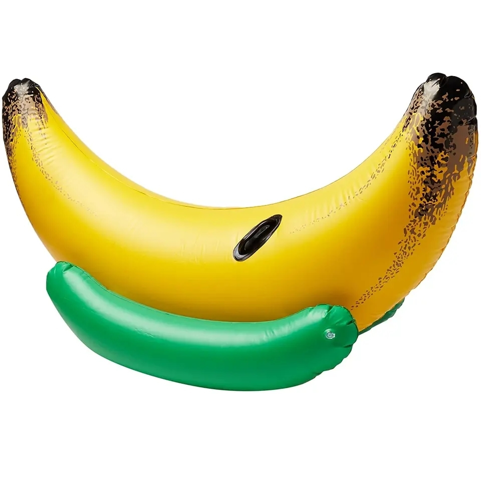 Summer Beach Party Inflatable Banana Pool Float Ride on Toys for adults 1