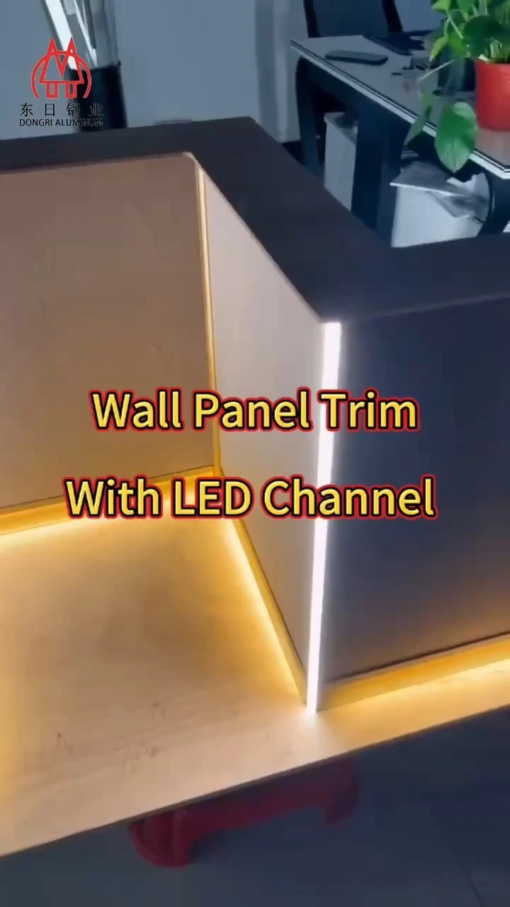 Double I Shape Aluminum Decorative Line with LED Channel 1