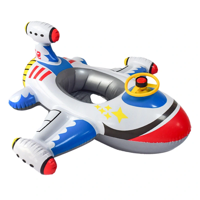 New Design Wholesale swim seat plane pool float inflatable baby swim float seat 1