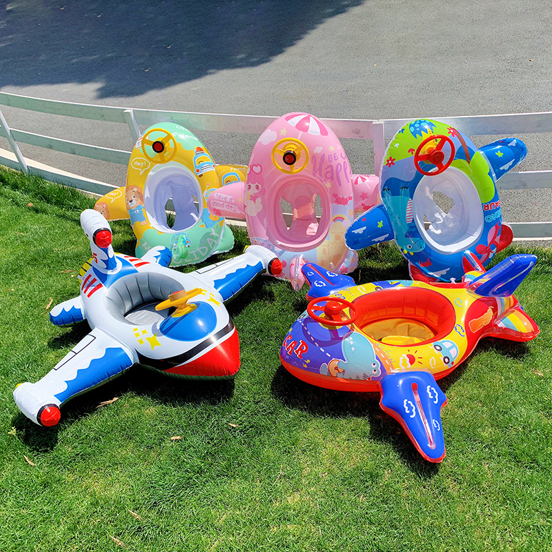 Nuevo diseño al por mayor, asiento de natación, flotador de piscina inflable para bebé 6